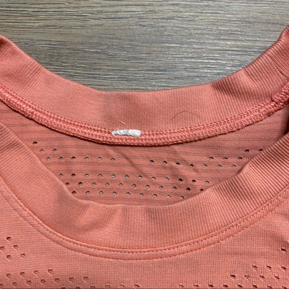 LULULEMON light coral Breeze by Short Sleeve top 6 - Picture 3 of 13